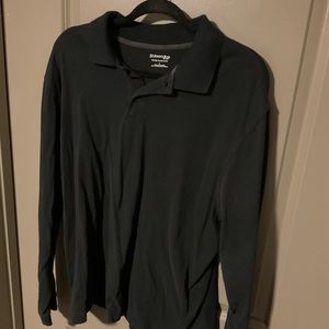 Black St. John’s Bay long sleeve shirt. Perfect casual wear!